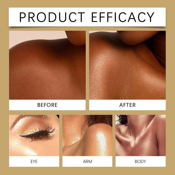 Шимер для обличчя та тіла Eelhope Gold Shimmer Dry Oil Блиск для тіла 05682GL фото