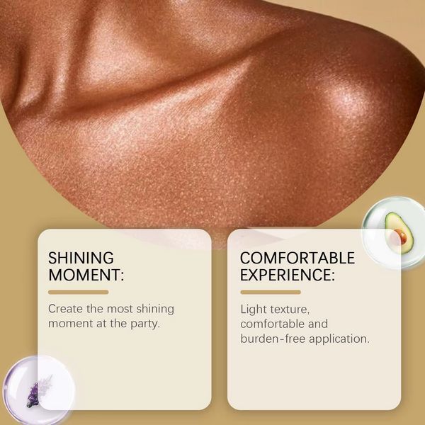 Шимер для обличчя та тіла Eelhope Gold Shimmer Dry Oil Блиск для тіла 05682GL фото