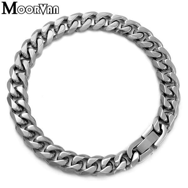 Браслет из нержавеющей стали Moorvan 9мм длинна 21 см 06341MO фото