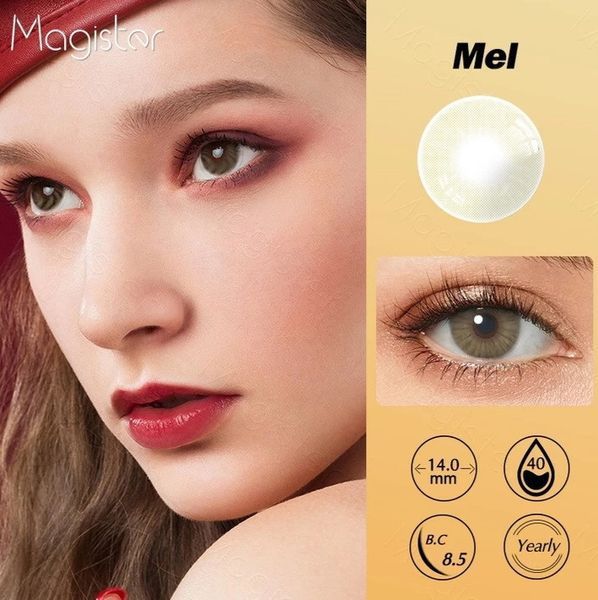 Кольорові зелені лінзи Mel + контейнер для зберігання в подарунок MA028QU фото