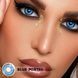 Кольорові лінзи для очей блакитні Blue Portal + контейнер для зберігання в подарунок BME76-3 фото 1