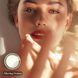 Кольорові лінзи для очей коричневі Alluring Honey+ контейнер для зберігання в подарунок 0091MAG фото 1