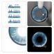 Цветные голубые линзы CrystalOrb Blue + контейнер для хранения в подарок BC28-3 фото 9
