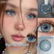 Цветные голубые линзы CrystalOrb Blue + контейнер для хранения в подарок BC28-3 фото 7