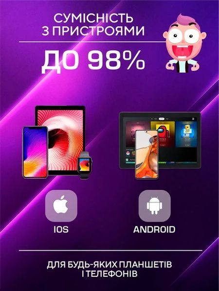 Универсальный активный стилус для сенсорных экранов совместим с Apple iPhone, iPad, iOS, Android, W 07686A фото