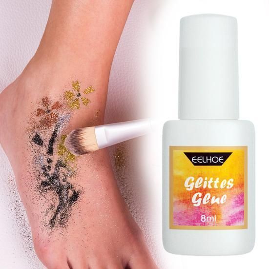 Клей для створення тимчасових блискучих татуювань Glitter Tattoo 03759G фото