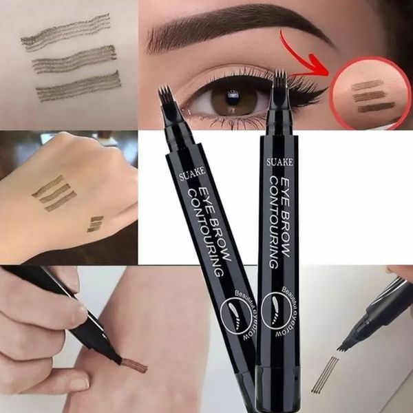 Водостійкий олівець для брів з ефектом мікроблейдингу Tint My 4 &mdash; Tip Brow Темно-коричневий 02 227501 фото