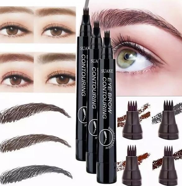 Водостійкий олівець для очей з ефектом мікроблейдингу Tint My 4 - Tip Brow 04. Сіро-коричневий 17504 фото