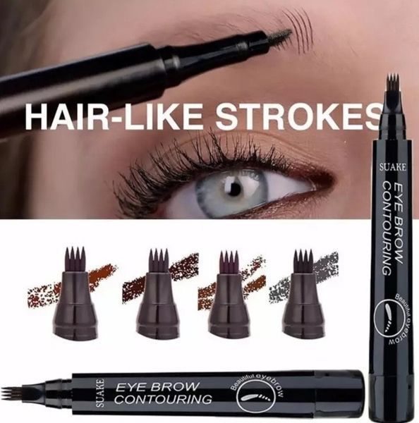 Водостійкий олівець для очей з ефектом мікроблейдингу Tint My 4 - Tip Brow 04. Сіро-коричневий 17504 фото