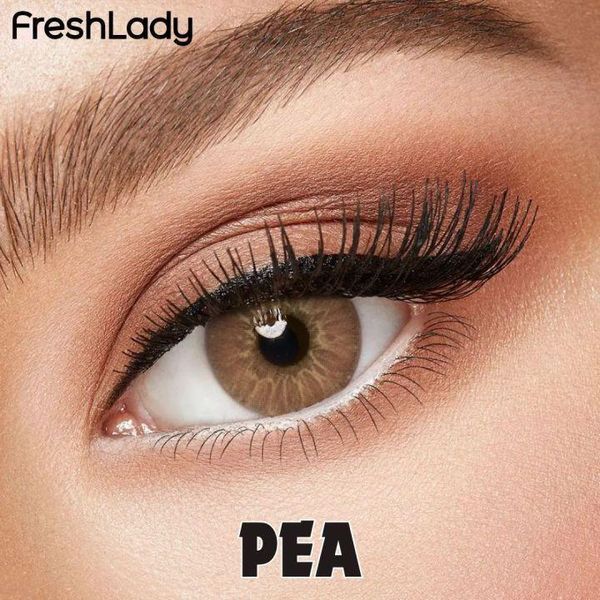 Кольорові лінзи коричневі Pea + контейнер для зберігання в подарунок BFA14-1 фото