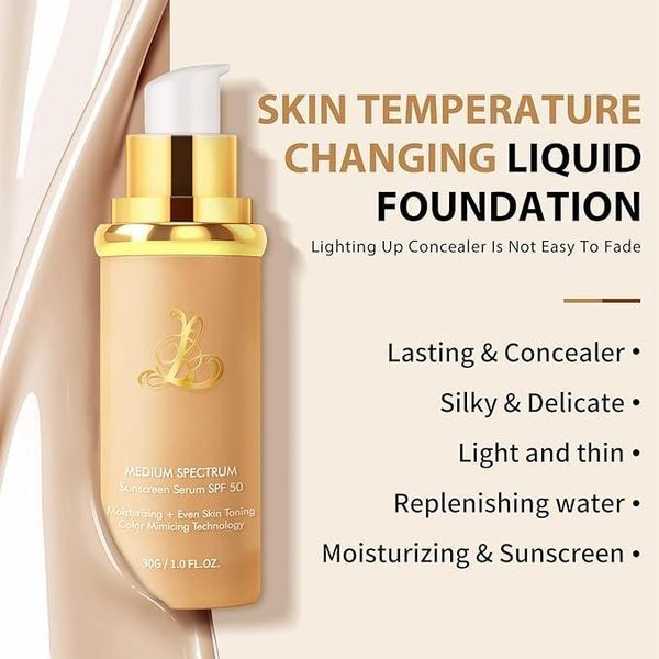 Тональная сыворотка SPF 50 Medium Spectrum Sunscreen Serum увлажняющий тональный крем с защитой от солнца 0045S фото