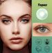 Цветные линзы для глаз голубые Topaz (пара) + контейнер для хранения в подарок 00200Q фото 6
