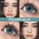Цветные линзы голубые Polaris Blue + контейнер для хранения в подарок 045674PO фото 3