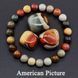 Браслет із натурального каменю Яшма American Picture YA4362 фото 1