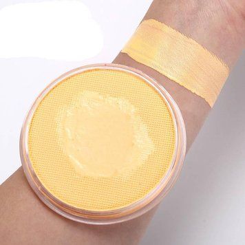 Краска для лица и тела на водной основе флуоресцентная оранжевая 30 г Аквагрим для лица и тела N60 фото