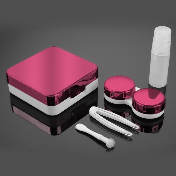 Набір для зберігання контактних лінз Pink 10563 фото