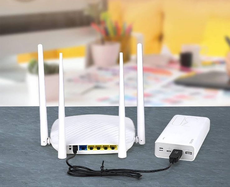 Кабель для Wi-Fi роутера USB для подключения к Power Bank 9V 67843 фото