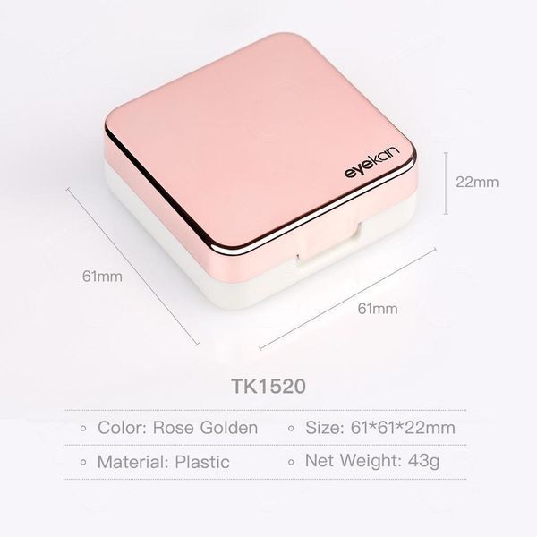 Набір для зберігання контактних лінз Pink 1245 фото