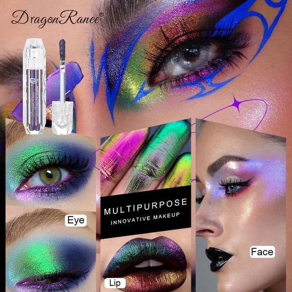 Блиск для губ хамелеон Рідкі тіні Dragon Ranee 03 N03 фото