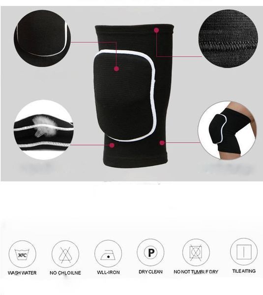 Наколенники Resugram Sport для танцев, гимнастики, волейбола и фитнеса с защитной подушкой комплект 2 шт. M 07834M фото