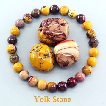 Браслет из натурального камня Yolk Stone YO4323 фото