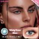 Кольорові блакитні лінзи Misty Rose Blue + контейнер для зберігання в подарунок BC46-3 фото 6