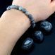 Браслет із натурального сірого агату&nbsp;Claud Water Agate 45763 фото 4