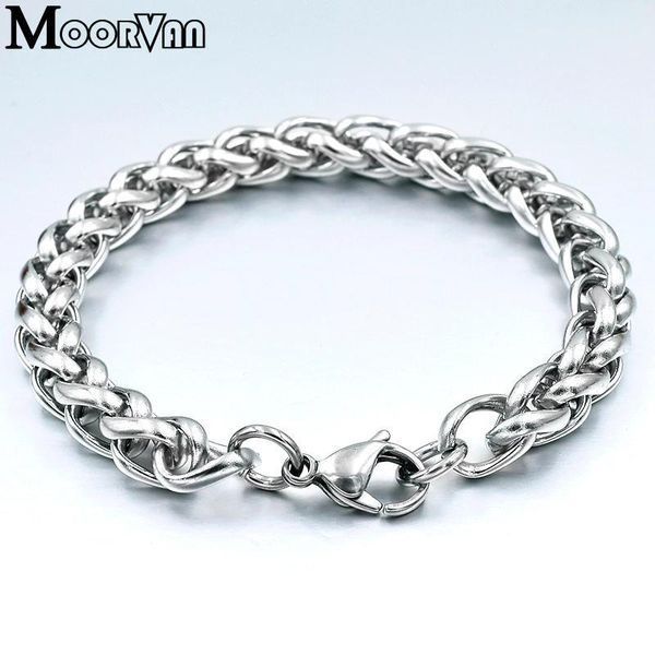 Браслет з нержавіючої сталі MoorVan 8 мм довжина 21 см 01257MO фото