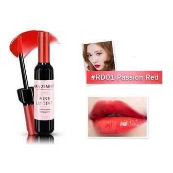 Матовый водостойкий тинт для губ MAN ZI MIAO Passion Red RD01 фото