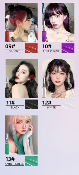Временная смывающаяся краска для волос розово-фиолетовая Rose Purple 5674 фото