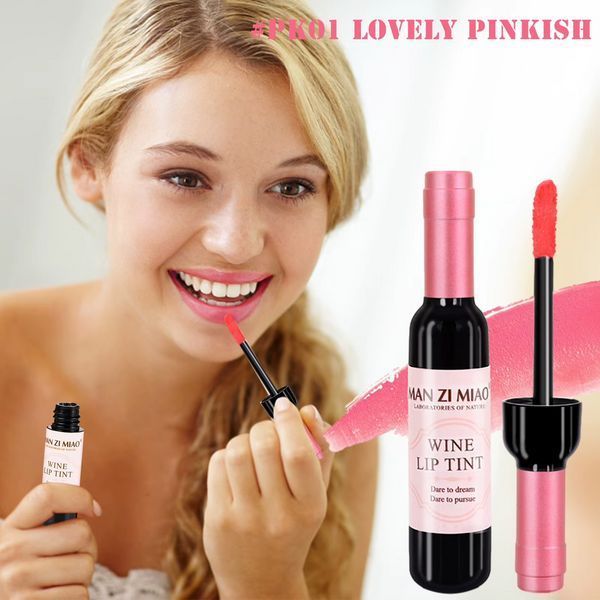 Матовий Тинт для губ MAN ZI MIAO Lovely Pinkish PK01 PK01 фото