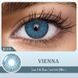 Кольорові лінзи блакитні Vienna + контейнер для зберігання в подарунок 0676VI фото 6